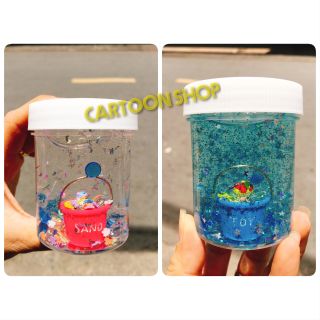 Slime trong (clear slime) có charm bên trong hũ Mỹ 150g
