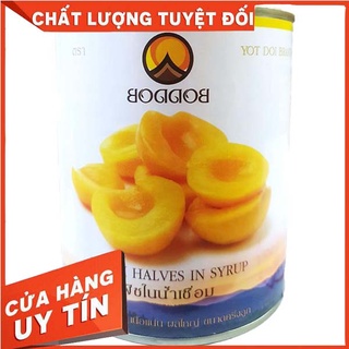 Đào ngâm đóng lon hosen - rhodes - kronos - boddob 425g & 825g - giá tốt nhất thị trường