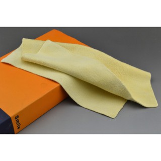 Khăn lau da hươu siêu mịn, khăn lau ống kính máy ảnh 14x14cm