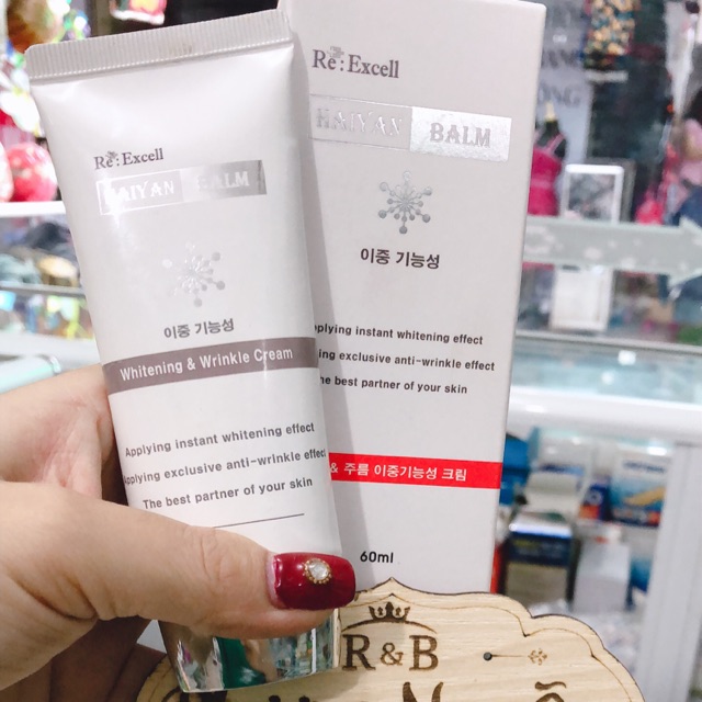 Kem dưỡng da Ban ngày haiyan balm nhập khẩu hàn quốc tặng 1 miếng mặt nạ nhau thai cừu trị giá 85k