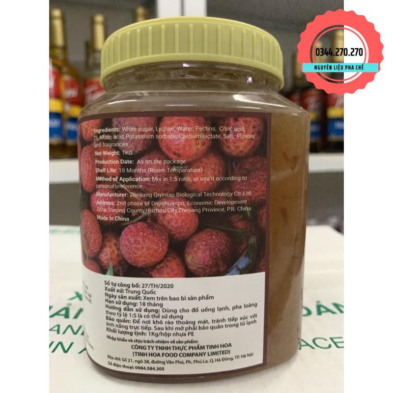 Mứt vải Boduo - hũ 1kg