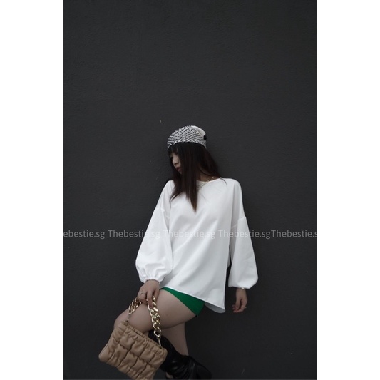 Áo trendy buộc nơ phía sau