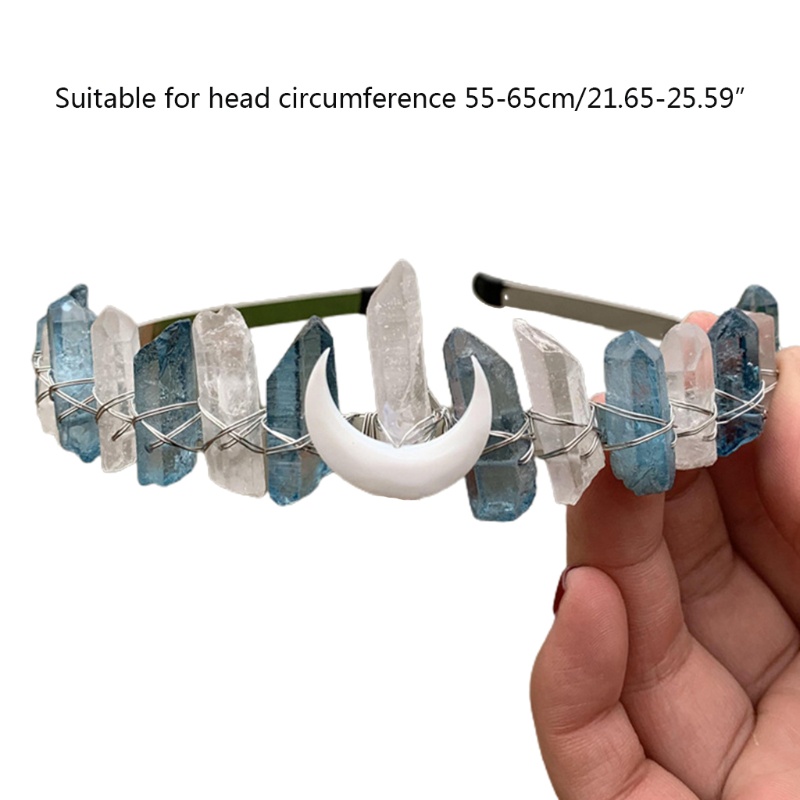 Flgo Băng Đô Đính Đá Pha Lê Phong Cách Bohemia Cho Lễ Hội Âm Nhạc