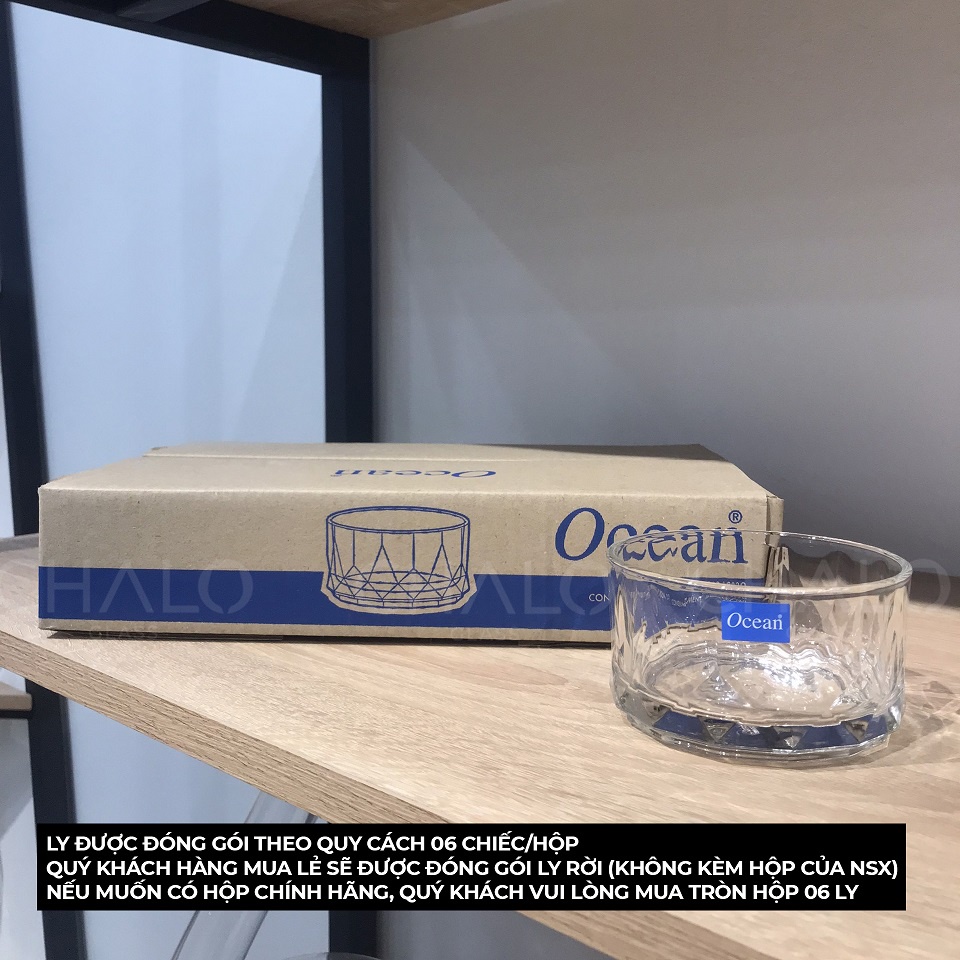 [Chính hãng] Bát thủy tinh kim cương đựng finger food Ocean Connexion Bowl 5.5cm x 10cm - P02820