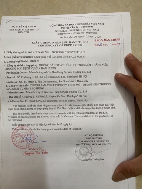 Khẩu trang Green Life hộp 50c 4 lớp