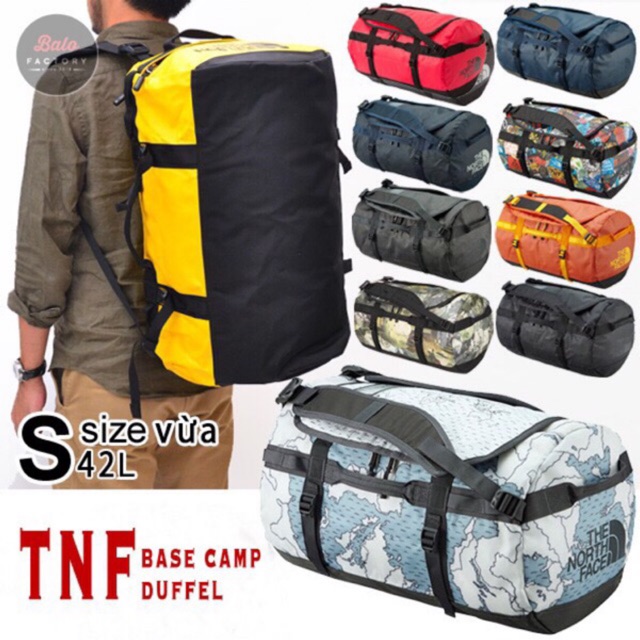 [Bảo Hành12M]Túi Trống Balo Thể Thao Đi GYM Du Lịch TNF Base Camp Duffel - Chống Nước, Thể Tích Lớn,,Độ Bền 10 năm