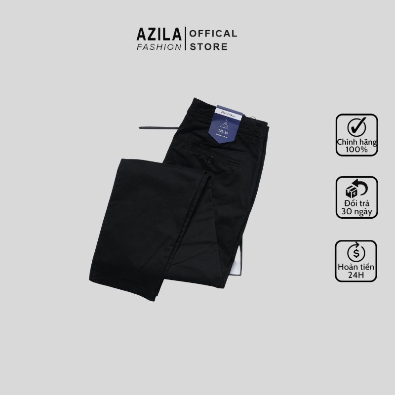 Quần Kaki Nam Azila QA04 Chất Kaki Korean Dày Dặn Mềm Mịn Co Giãn Phong Cách Trẻ Trung Công Sở