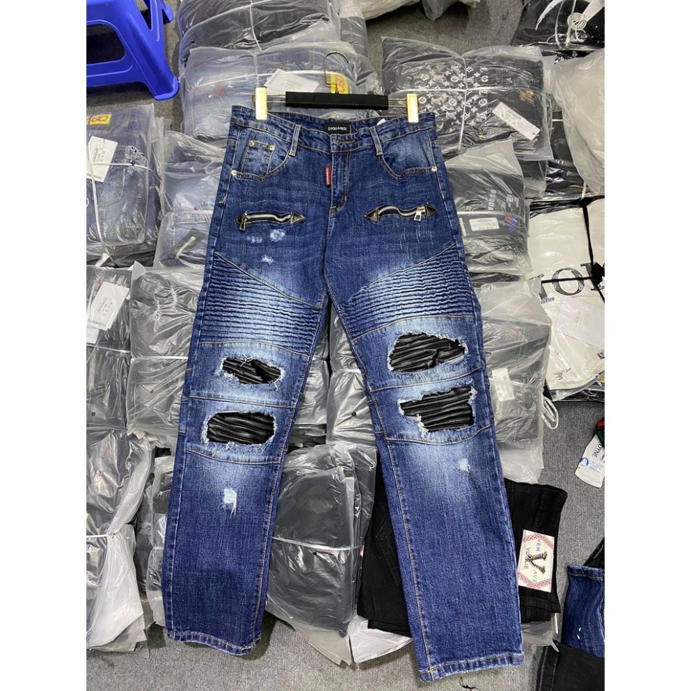 FREE SHIP  [FREE SHIP] Quần Jean AMIRI mix khoá - Quần Jean DSQ max đẹp - Quần Jean LV siêu đỉnh | BigBuy360 - bigbuy360.vn