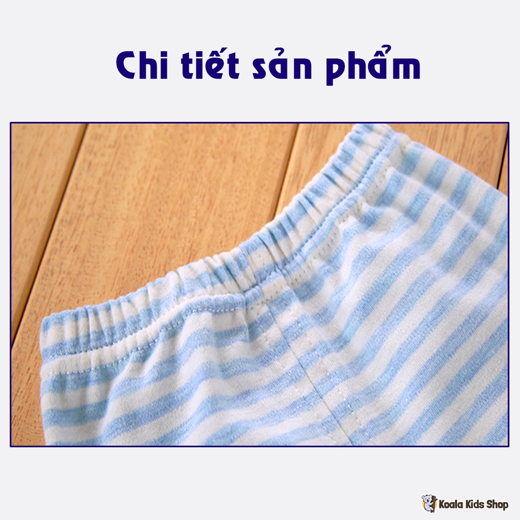 Bộ quần áo thun thu đông bé trai Đồ bộ dài tay cotton dài tay trẻ em từ 2 - 7 tuổi