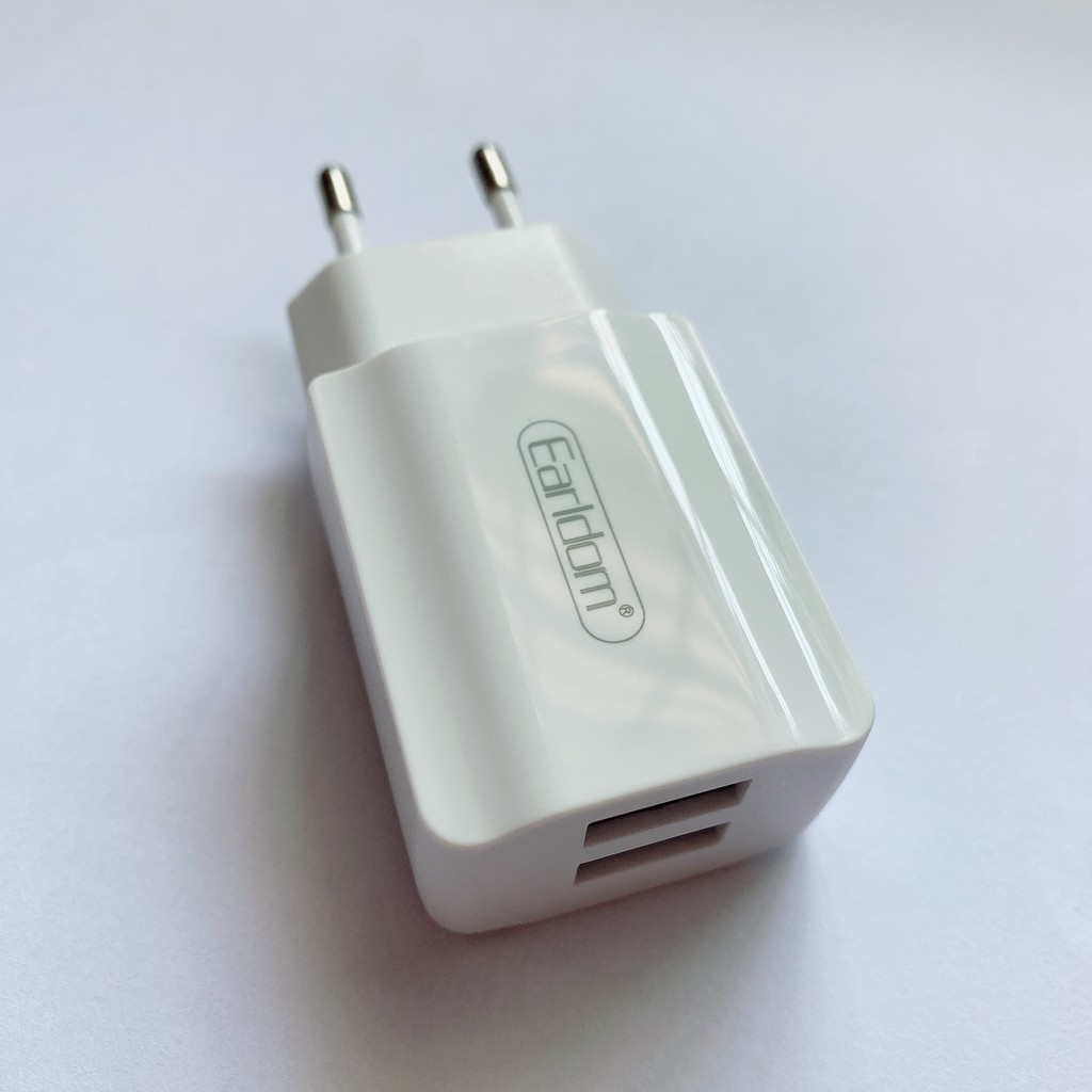 Củ sạc nhanh 2 cổng USB  Earldom ES-202