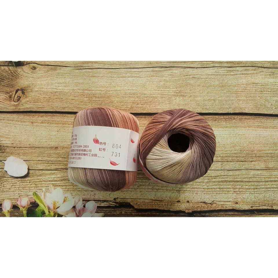 Sợi cotton loang anh đào