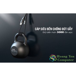 Cáp Sạc TYPE C Thông Minh Remax RC-096a Cho Android ( Hiển thị dòng sạc, Cài Giừ Tự Ngắt) - BH 6 Tháng 1 đổi 1