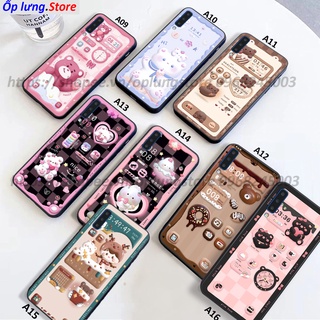 Ốp lưng Samsung A7 2018 / A9 2018 in hình 3D gấu,thỏ cute dễ thương
