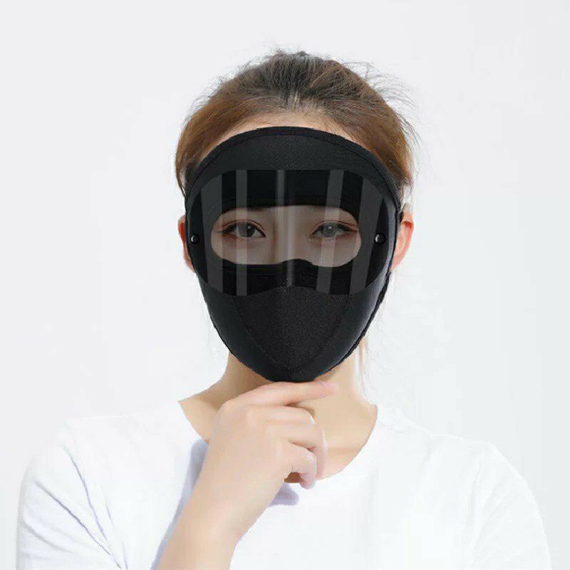 Khẩu trang Ninja kín mặt có kính râm chống nắng, chống tia UV, chống bụi, có lỗ thoáng khí