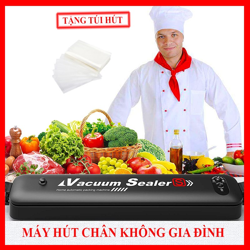 Máy hút chân không gia đình tiện dụng Vacuum Sealer - Hàng chính hãng