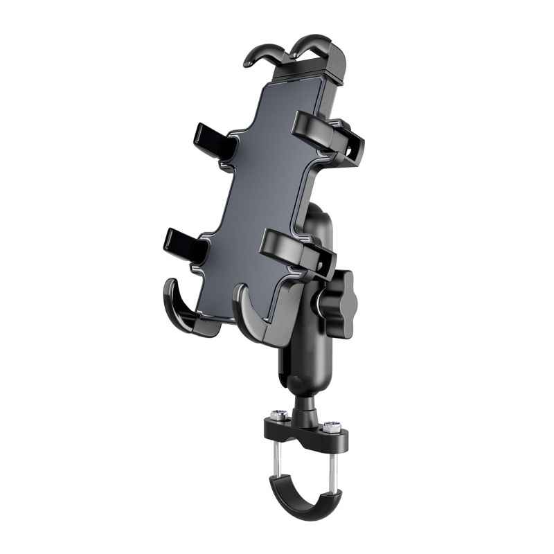 Giá Đỡ Điện Thoại Gắn Tay Lái Xe Máy 4.7-6.5 &quot;8 Móng Chống Sốc Siêu Bền