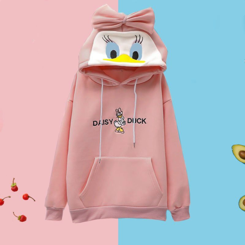 [FREESHIP_50K] Áo hoodie nữ hình con vịt, áo khoác nỉ có nón dễ thương William - NL210 | BigBuy360 - bigbuy360.vn