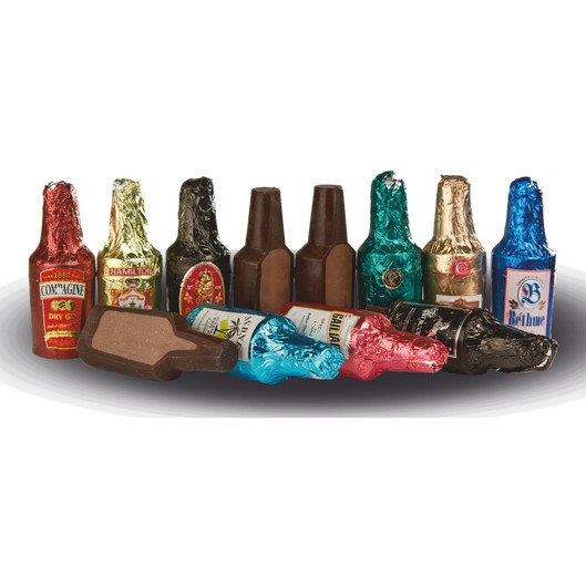 Socola hình chai Ruou Европа Nga hộp 250G