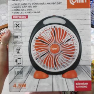 Quat tích điện comet
