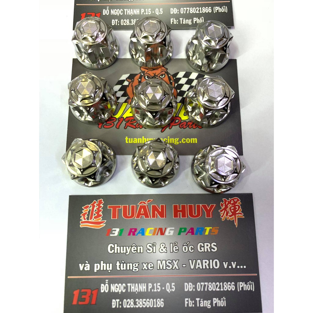 Tán đầu bít Salaya 10li 12li 14li chuẩn inox 304 mẫu salaza