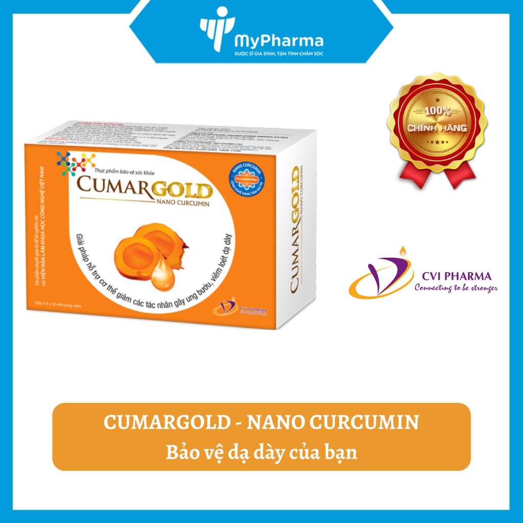 CUMARGOLD - NANO CURCUMIN - BẢO VỆ DẠ DÀY CỦA BẠN