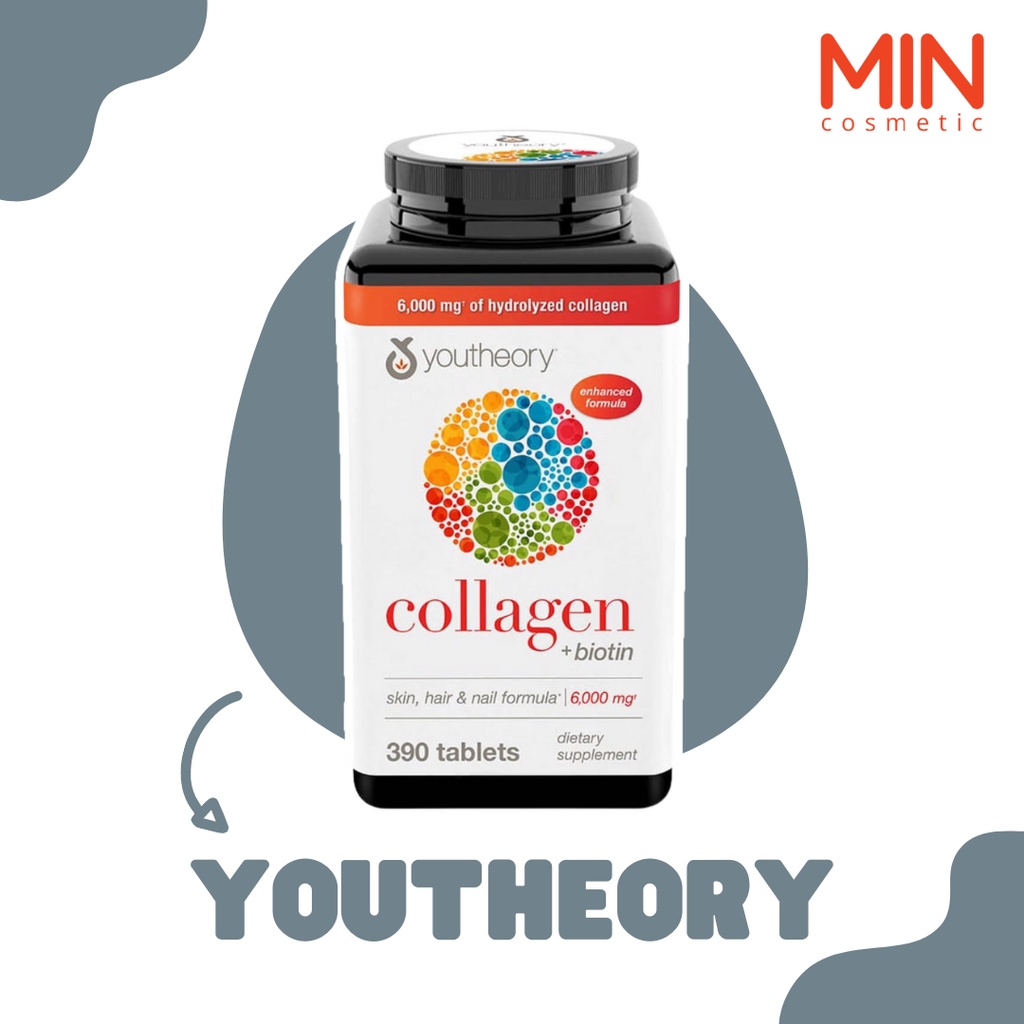 Viên Uống Collagen Youtheory Hộp 390 Viên