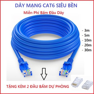 [TẶNG 2 HẠT MẠNG] Dây Mạng Đường Truyền Tốc Độ Cao Chuyên Dụng Cho Gia Đình Văn Phòng