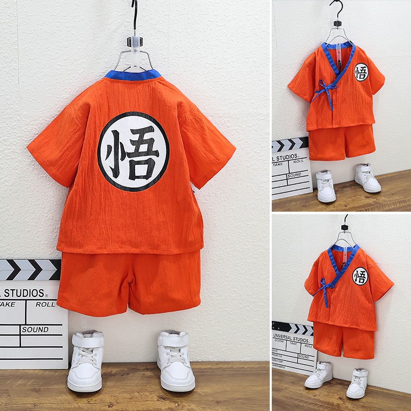 Bộ Đồ Hóa Trang Dragon ball Nhân Vật Son Goku Bảy Viên Ngọc Rồng cosplay Thời Trang Mùa Hè Cho Bé
