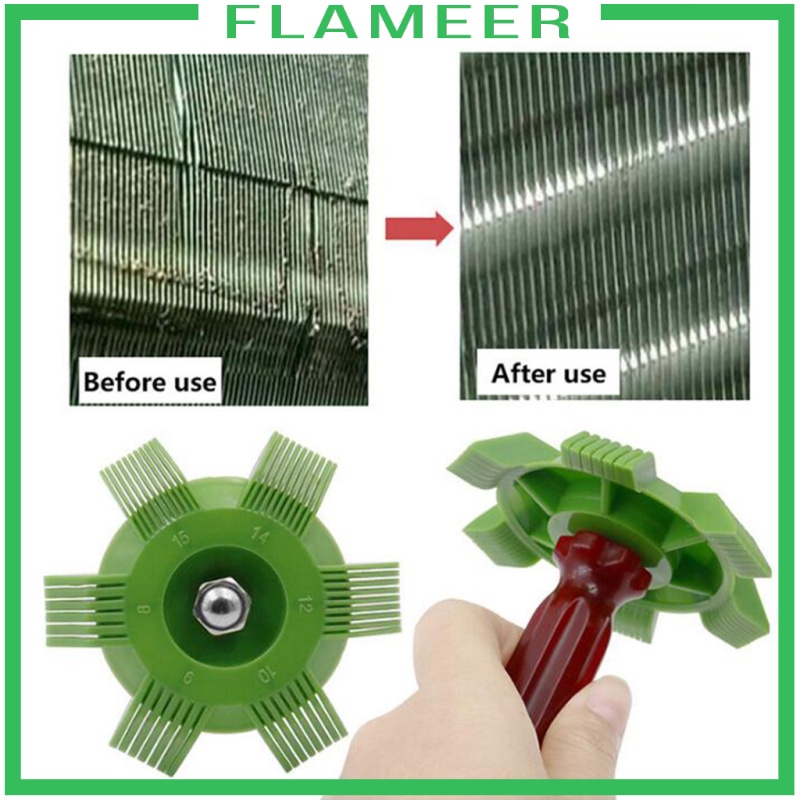 [FLAMEER] Durable Fin Straightener Cleaner Coil Comb for Air Conditioner Keep Air Flowing
