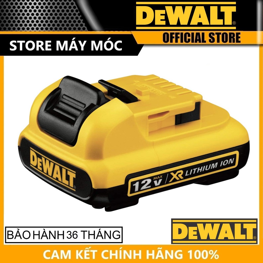 PIN CHO MÁY KHOAN 10.8- 12V MAX-2AH DEWALT DCB127- HÀNG CHÍNH HÃNG