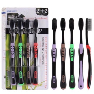 Combo 5 bàn chải đánh răng than tre hoạt tính Hàn Quốc