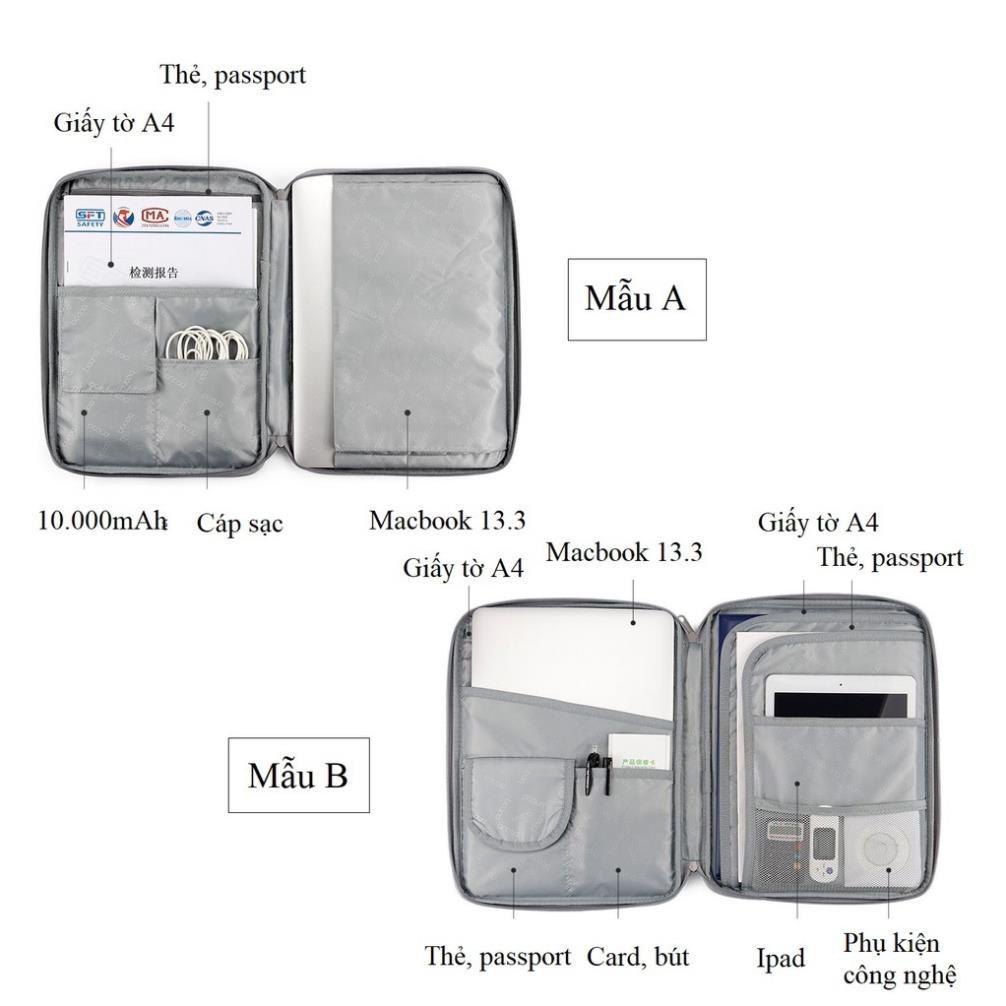 Mua ngay siêu HOT Cặp túi đựng chống sốc Laptop Ipad Surface và tài liệu giấy tờ Baona / Boona I004 W012 [Giảm giá 5%] | BigBuy360 - bigbuy360.vn