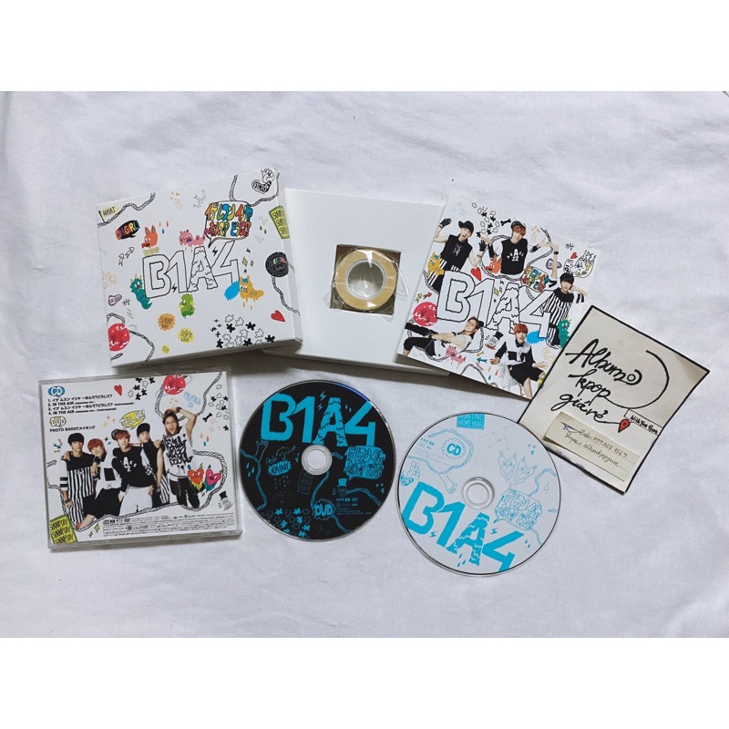 B1a4 album Nhật Special ver đã khui seal, gồm CD DVD quà tặng và mini booklet như hình
