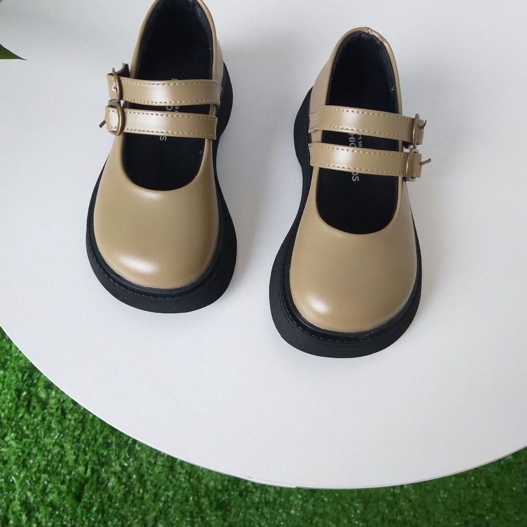 Giày Công Chúa Mary Jane Mũi Tròn Phong Cách Hàn Quốc Mùa Xuân Mới Cho Bé Gái 2022