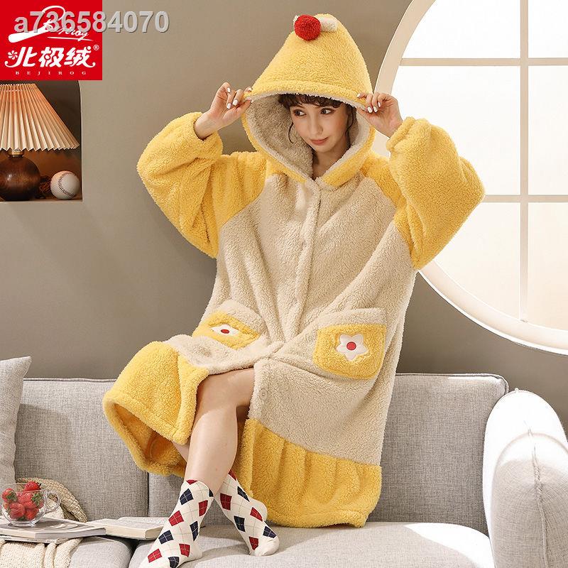 ◄Đầm ngủ dáng dài thời trang mùa đông cho nữ | BigBuy360 - bigbuy360.vn