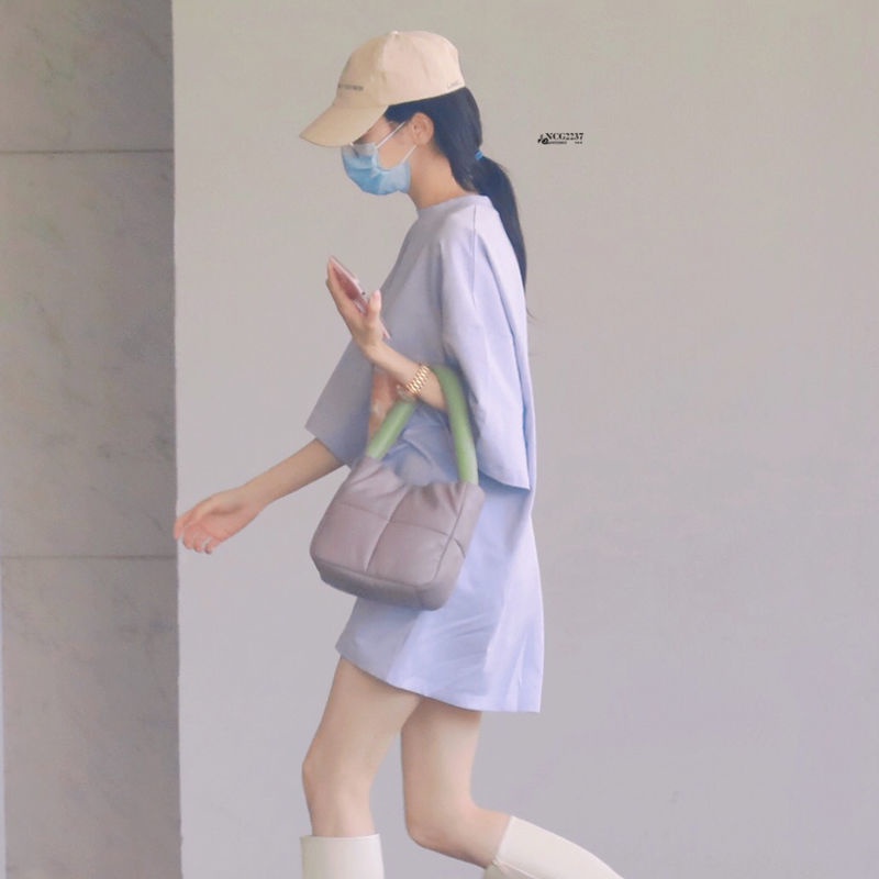 Túi Xách Tote Da Pu Bảo Vệ Môi Trường 21 Inch Thời Trang Xuân Hè