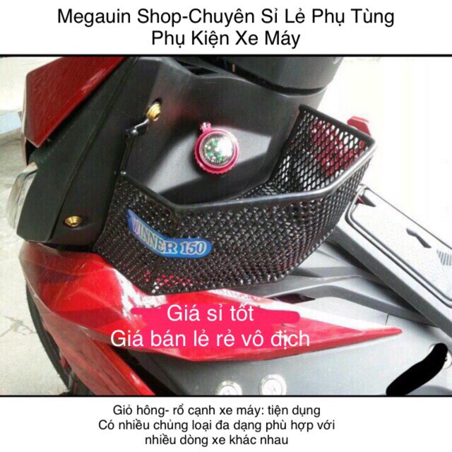 RỔ HÔNG - GIỎ CẠNH XE MÁY CÁC LOẠI