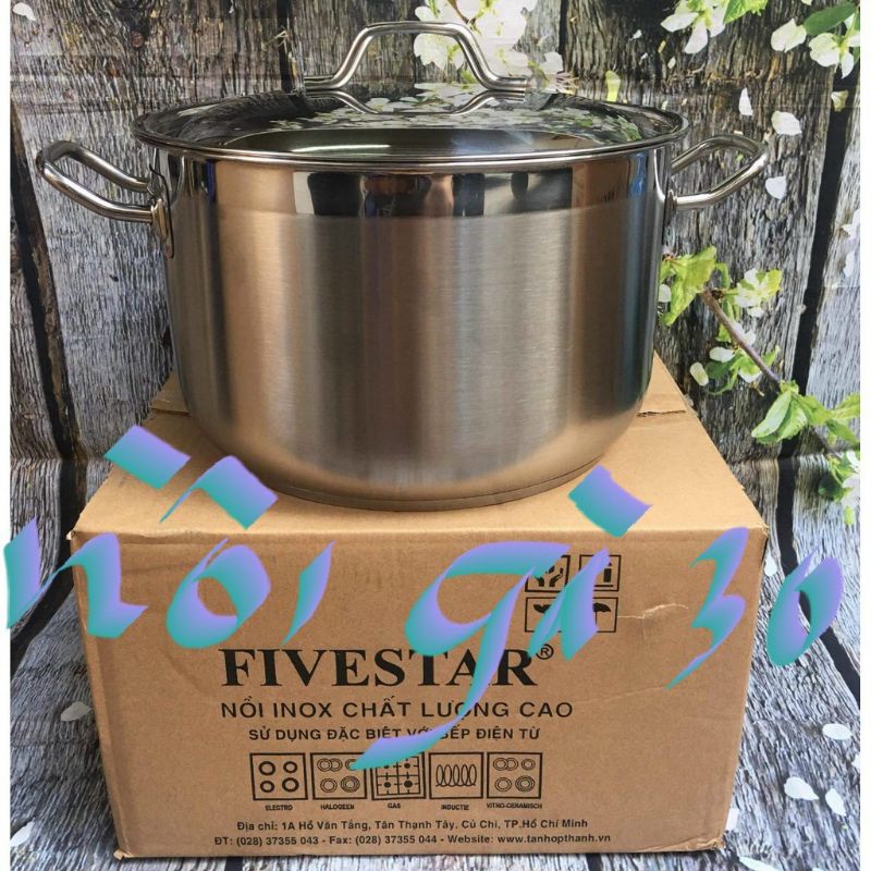 Giá rẻ sập sàn! Nồi luộc gà cao cấp FiveStar 30cm inox