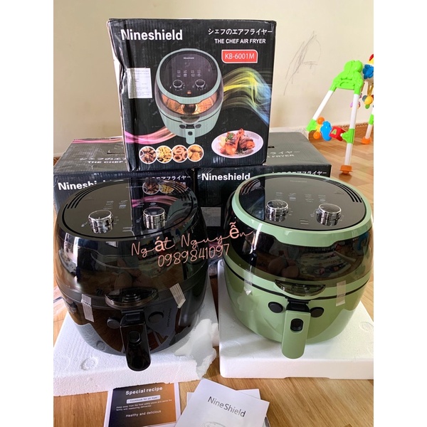Nồi Chiên Không Dầu NineShield 8L
