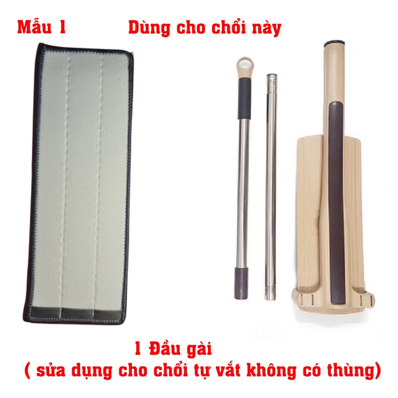 Bông lau nhà thay thế chổi tự vắt có thùng, miếng lau nhà chổi của chổi tự vắt - Dbavio