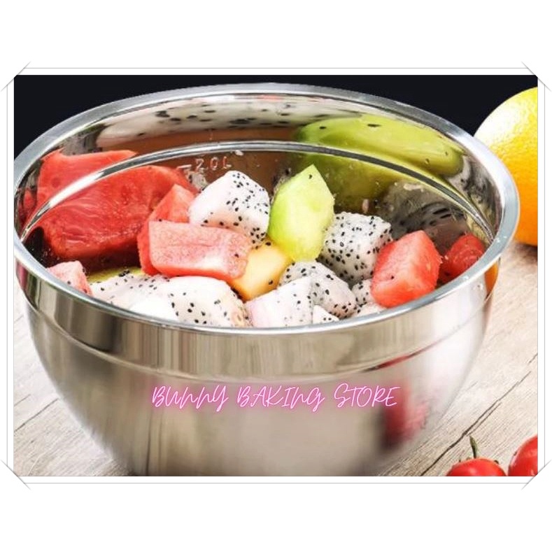 Tô/thau trộn đa dụng inox đế silicon đen