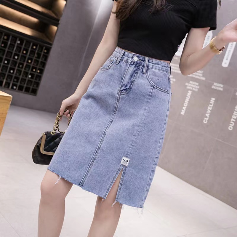 Chân Váy Chữ A Lưng Cao Thời Trang Hàn Quốc Cho Nữ