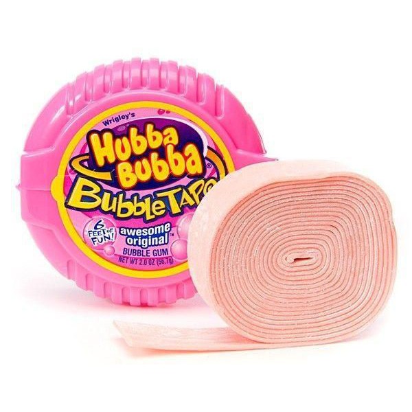 (9 vị) Kẹo gum cuộn siêu dài Hubba Bubba (180cm - 56gr)
