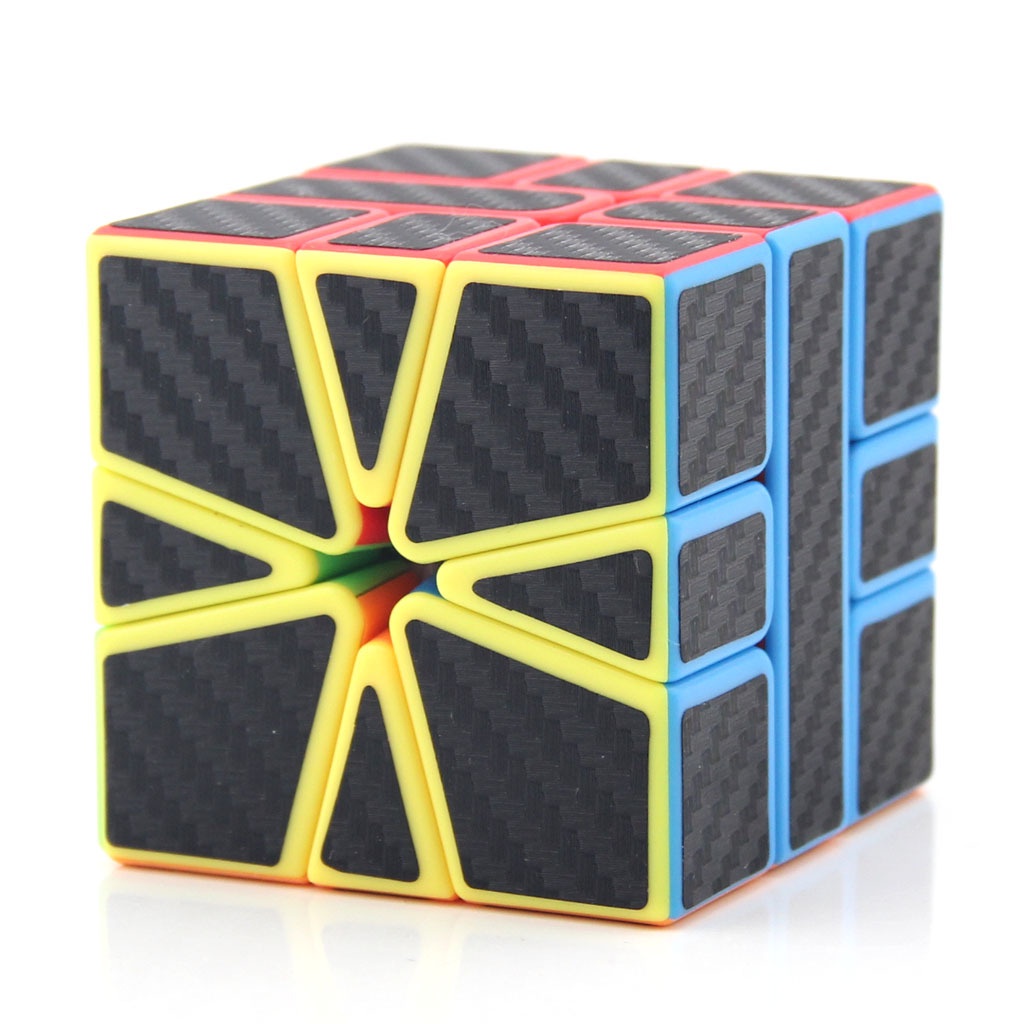 ✔️✔️ Khối Rubik Square -1 SQ-1 Rubik Biến Thể 6 Mặt DÁN CARBON FN1010 - XOAY TRƠN MƯỢT