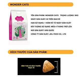 Thức ăn cho mèo Wondercats 5kg