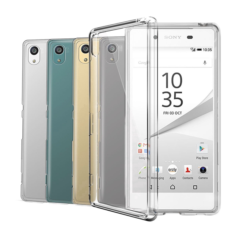 ỐP silicon trong suốt mềm mỏng cho Sony Xperia Z1 Z2 Z3 Z5 X XA XA1 XA2 Ultra XZ XZ1 XZS XZ2 XZ3 L1 L2