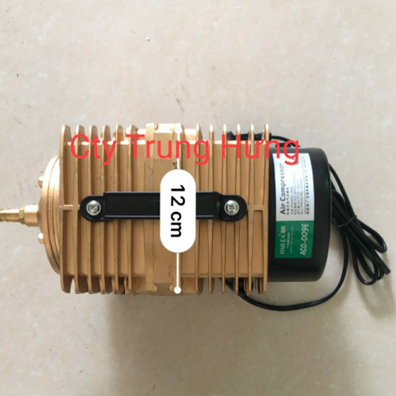 Máy sục sủi thổi khí oxy 220V-160w + 16quả sủi + 32m dây.