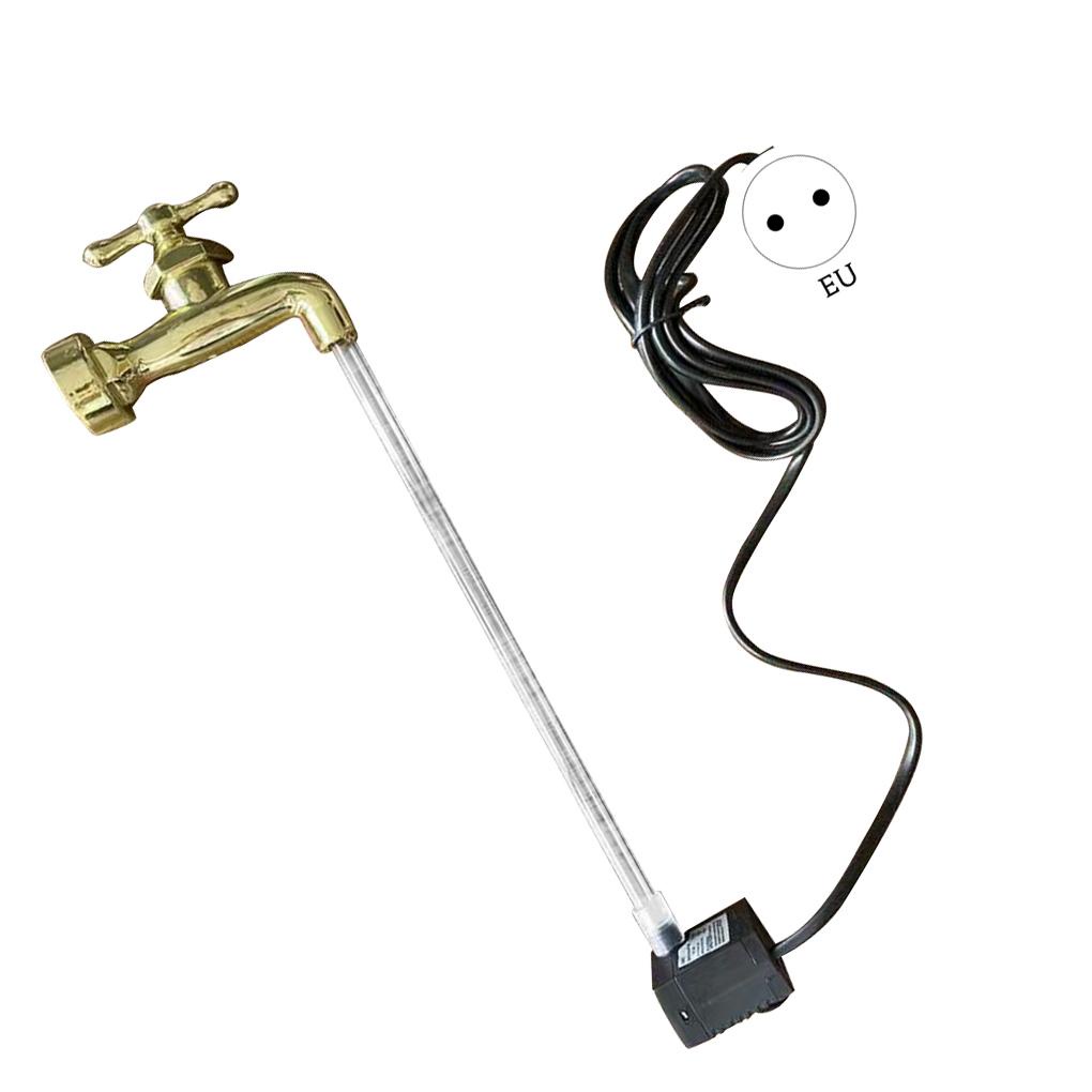 Vòi Bơm Chìm Trang Trí Phun Nước Vô Hình Phích Cắm AU