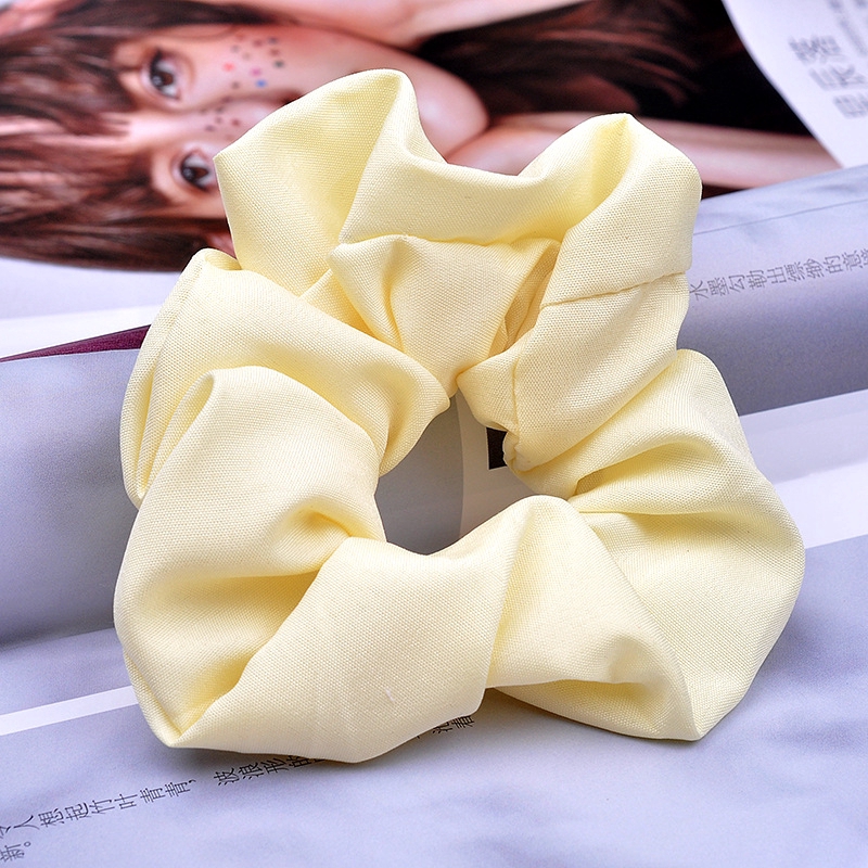 Dây buộc tóc màu trơn xinh xắn thời trang nữ