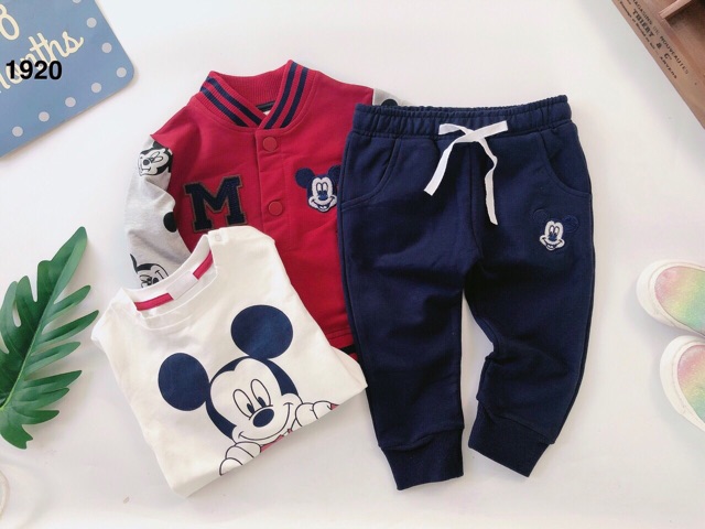 Set 3 bộ Bé trai bé gái